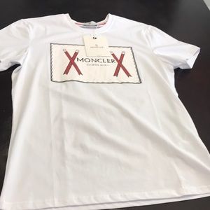 Moncler Gammeu Blue crew neck shirt